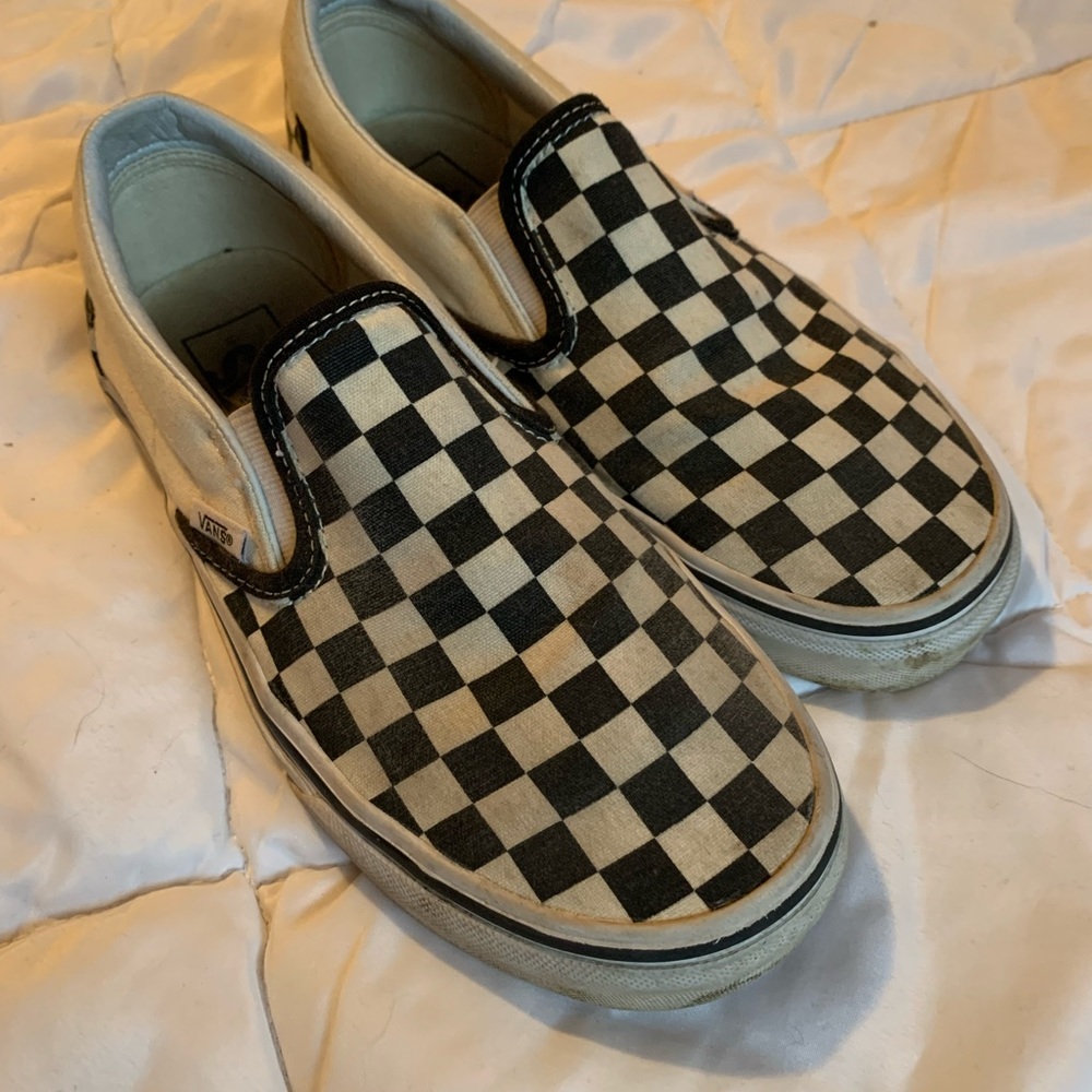 checkered vans